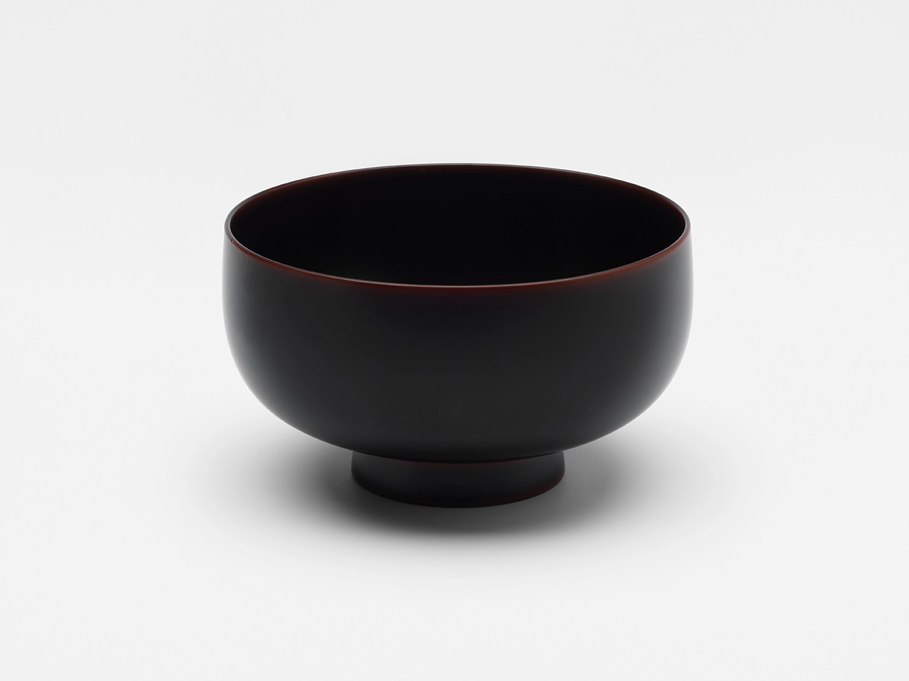 Time Style Deep Red Lacquer Bowl 1